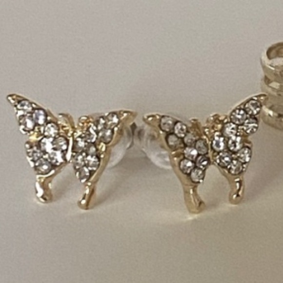 Lot: Butterfly earrings - Picture 9 of 11